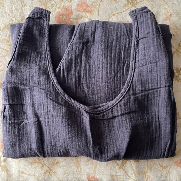 Poplinen Jameela Organic Cotton Jumpsuit - Grey - Size 1X - Like new - Picture 9 of 16